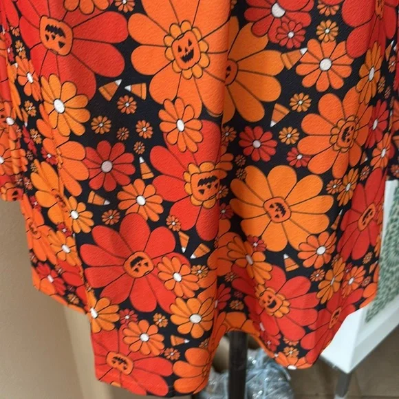 Retro & Vintage SMAK Parlour Pumpkin Mod Style Dress NWT - Picture 2 of 7